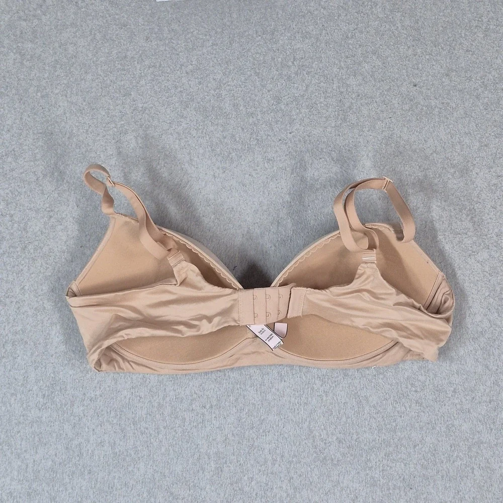 Victoria's Secret Women Bra 38C Beige Body By Victoria T Shirt Wireless